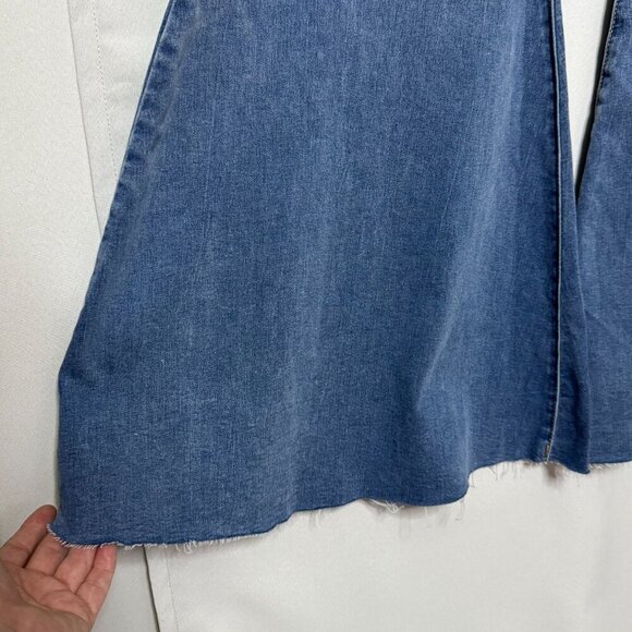 Free People We The Free Just Float On Flare Leg High Rise Med Blue Jeans Size 29 - Picture 6 of 17